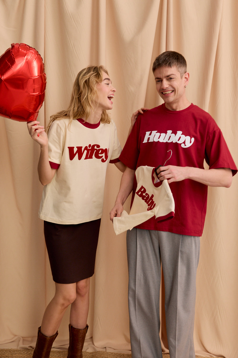 WIFEY BURGUNDY T-SHIRT