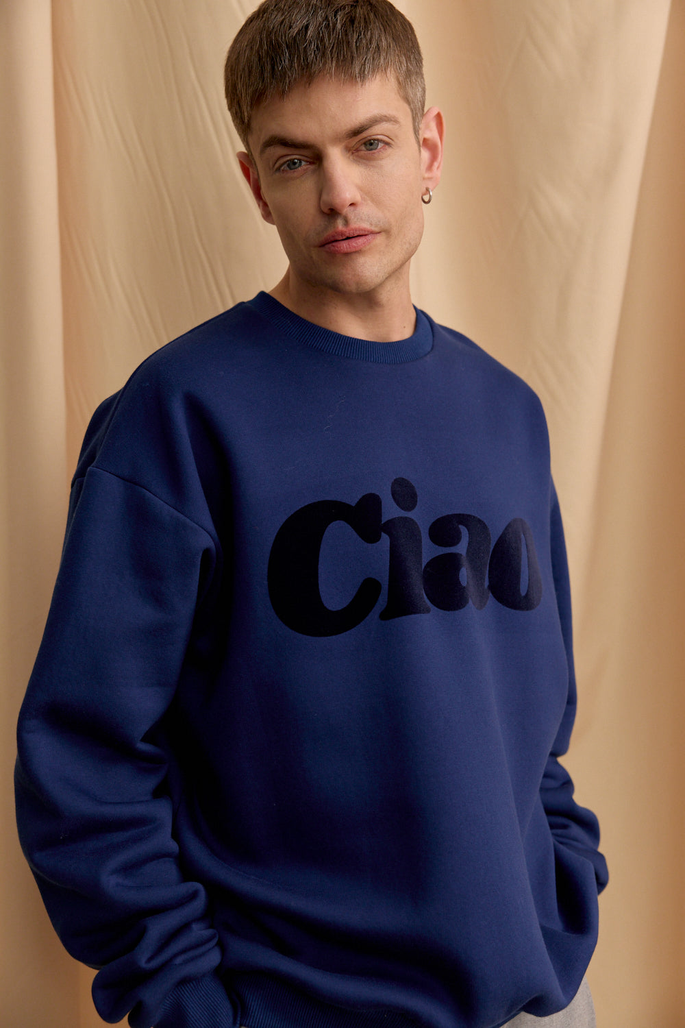 CIAO NAVY SWEATSHIRT - UNISEX