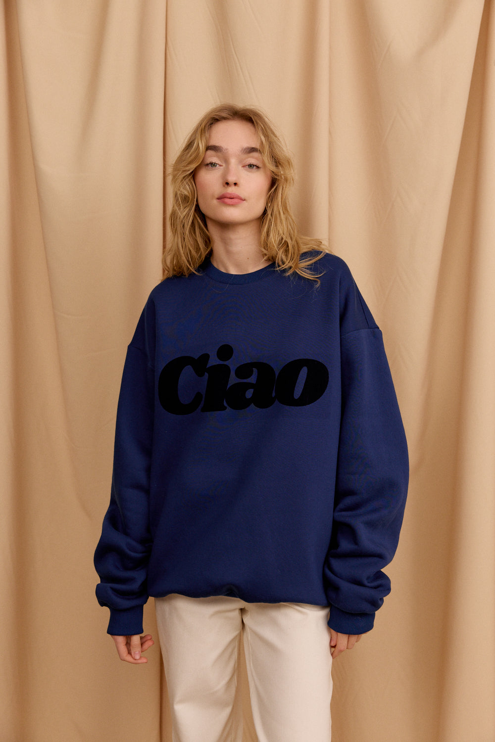 CIAO NAVY SWEATSHIRT - UNISEX