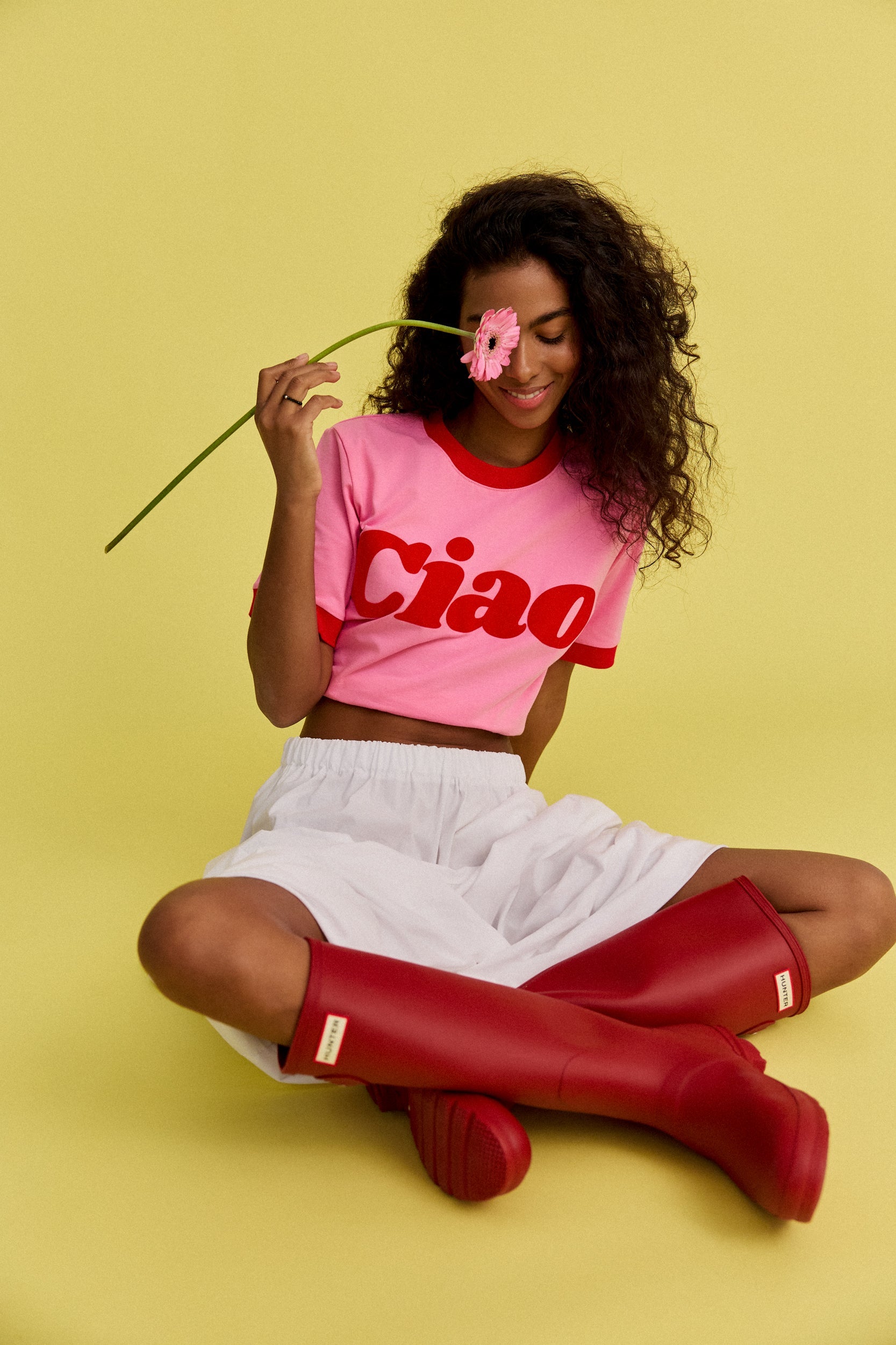 CIAO SUNDAY PINK T-SHIRT