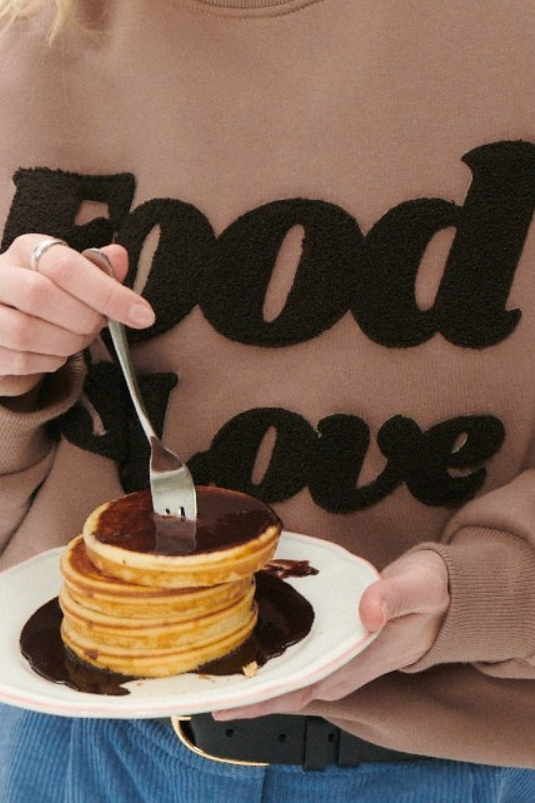 BLUZA FOOD IS LOVE KAKAOWA