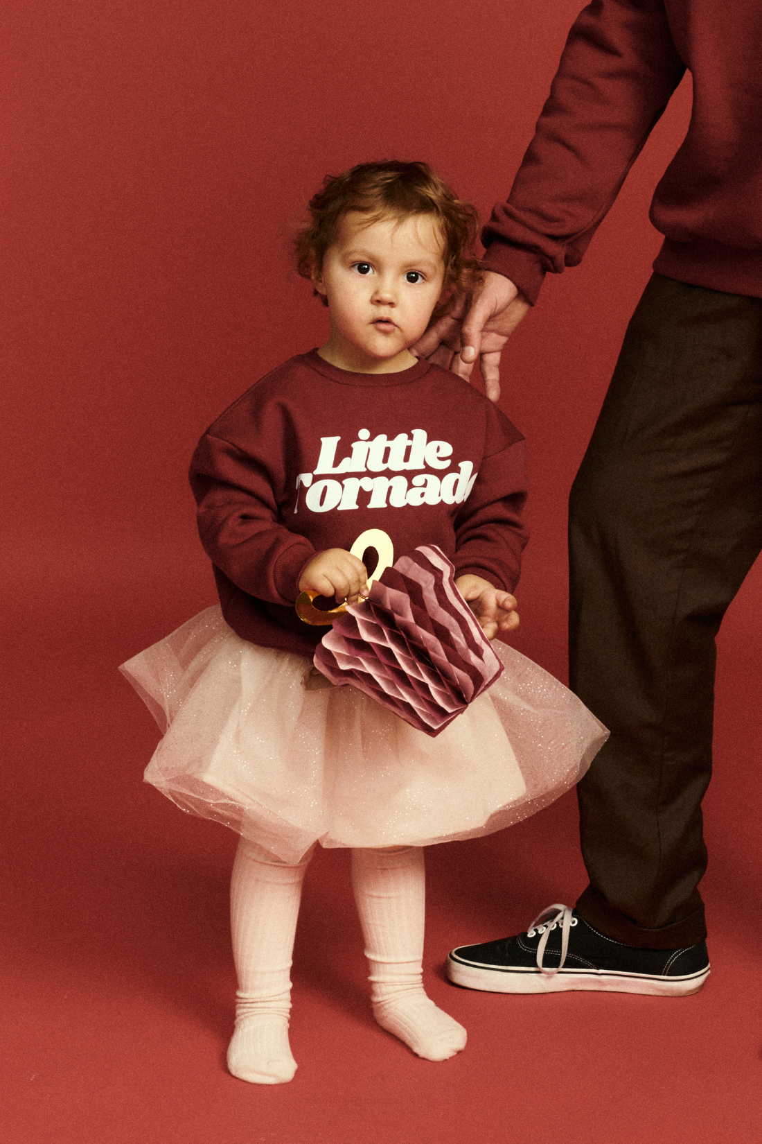 MINI TORNADO BURGUNDY SWEATSHIRT