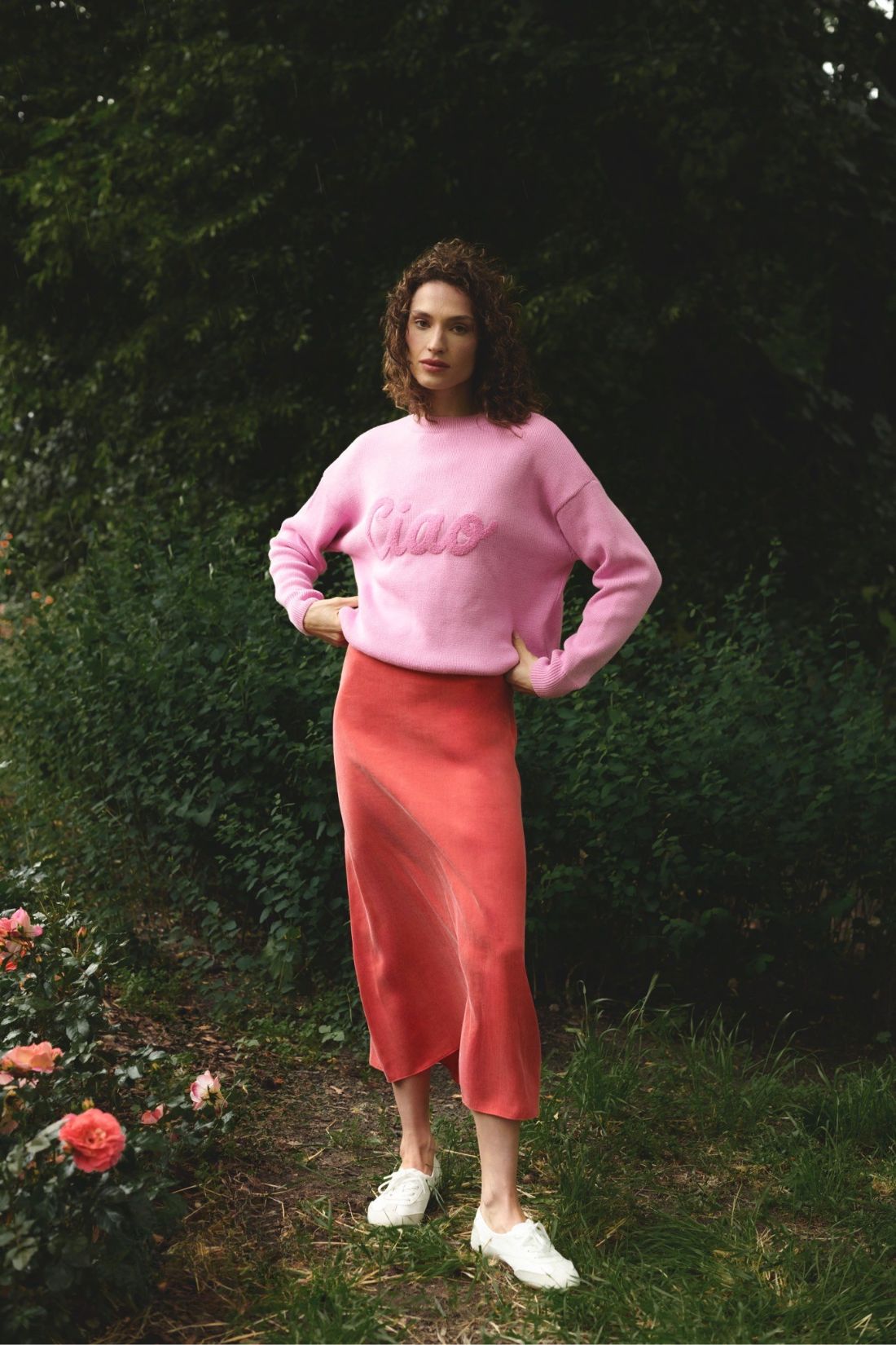TUSCANY RED SKIRT