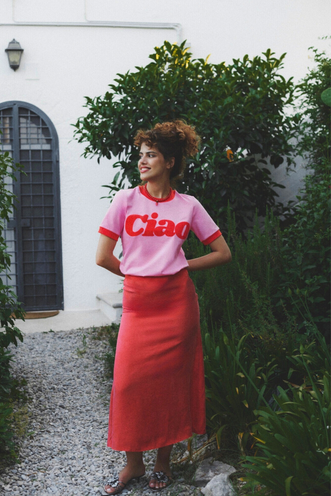 TUSCANY RED SKIRT