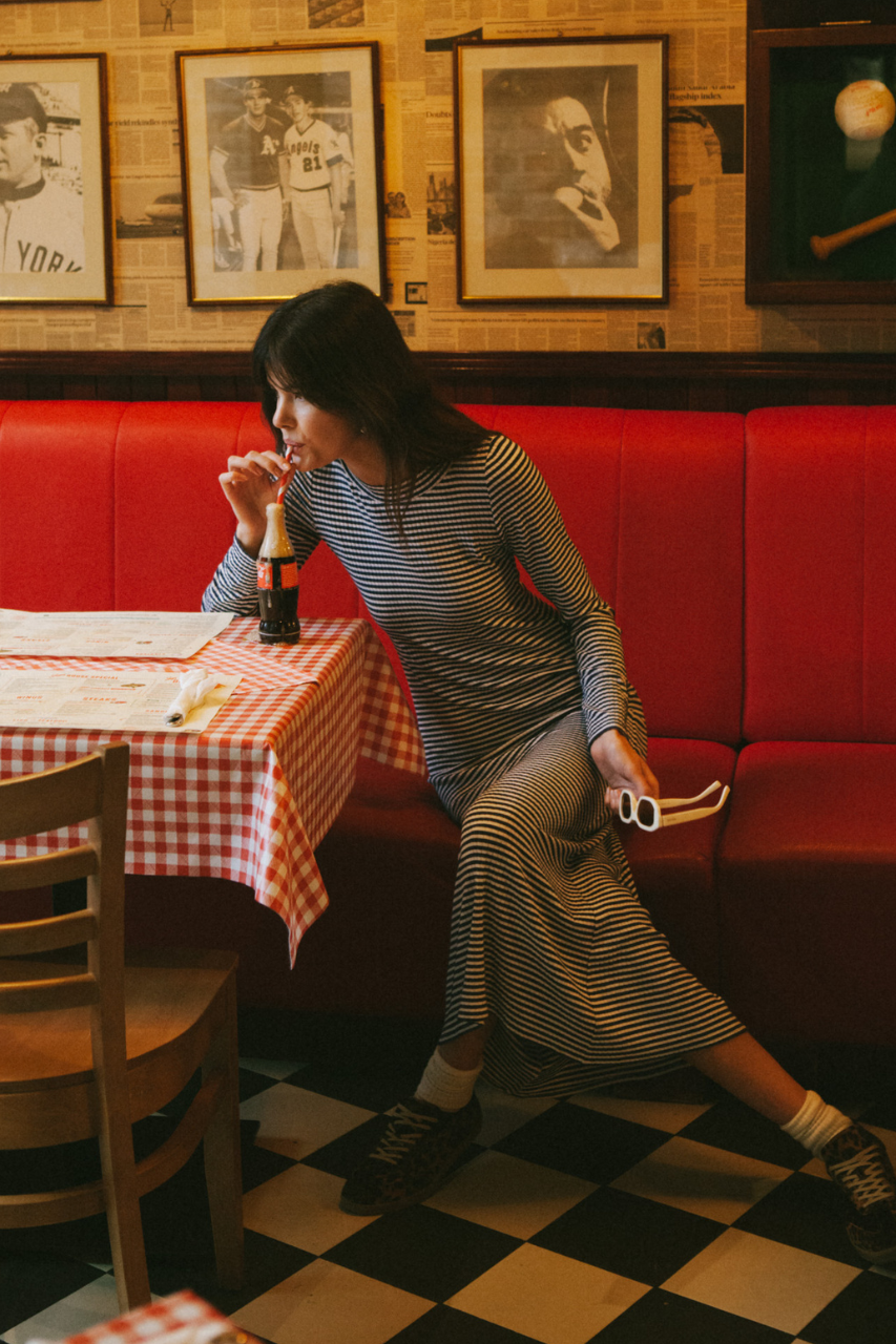 BROOKE STRIPED DRESS