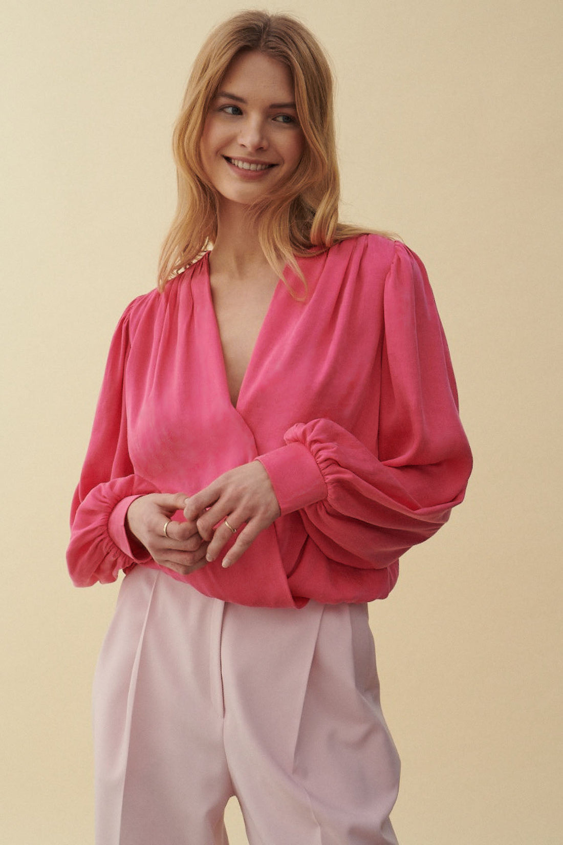 TUSCANY PINK BLOUSE