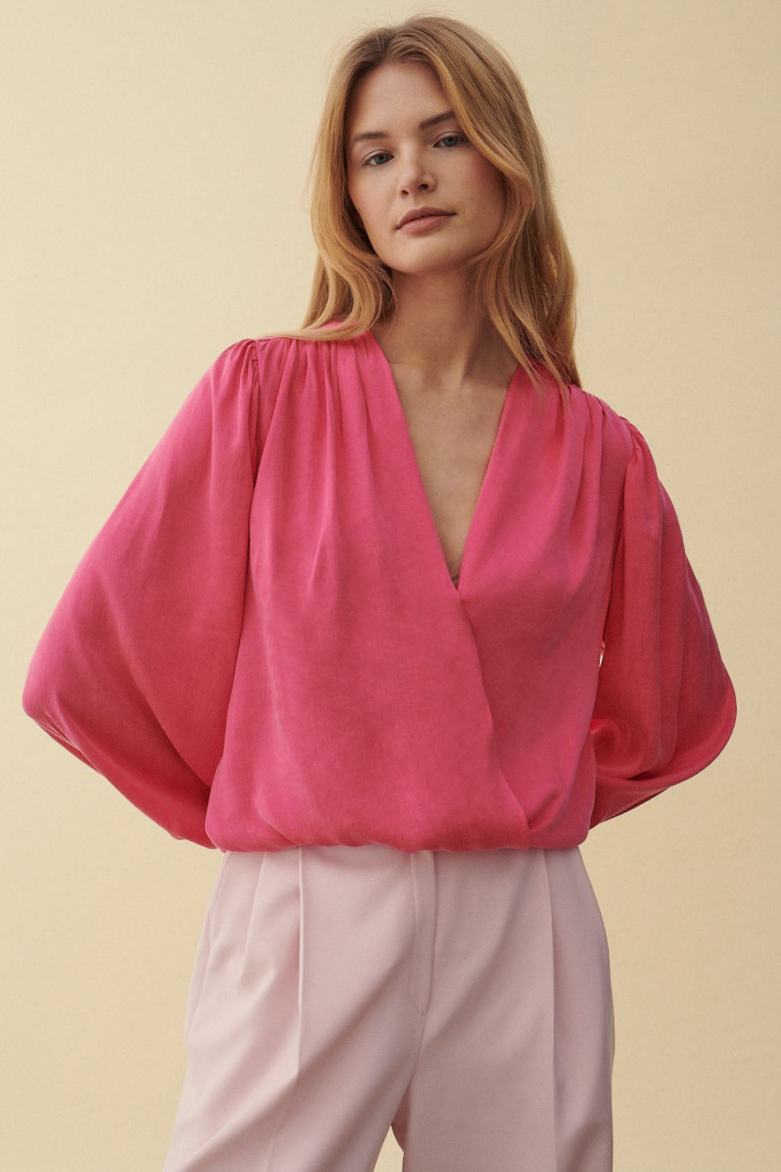 TUSCANY PINK BLOUSE