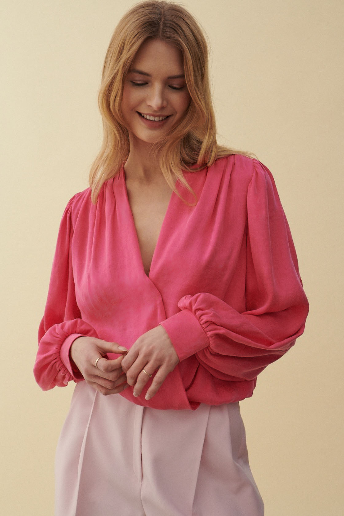 TUSCANY PINK BLOUSE