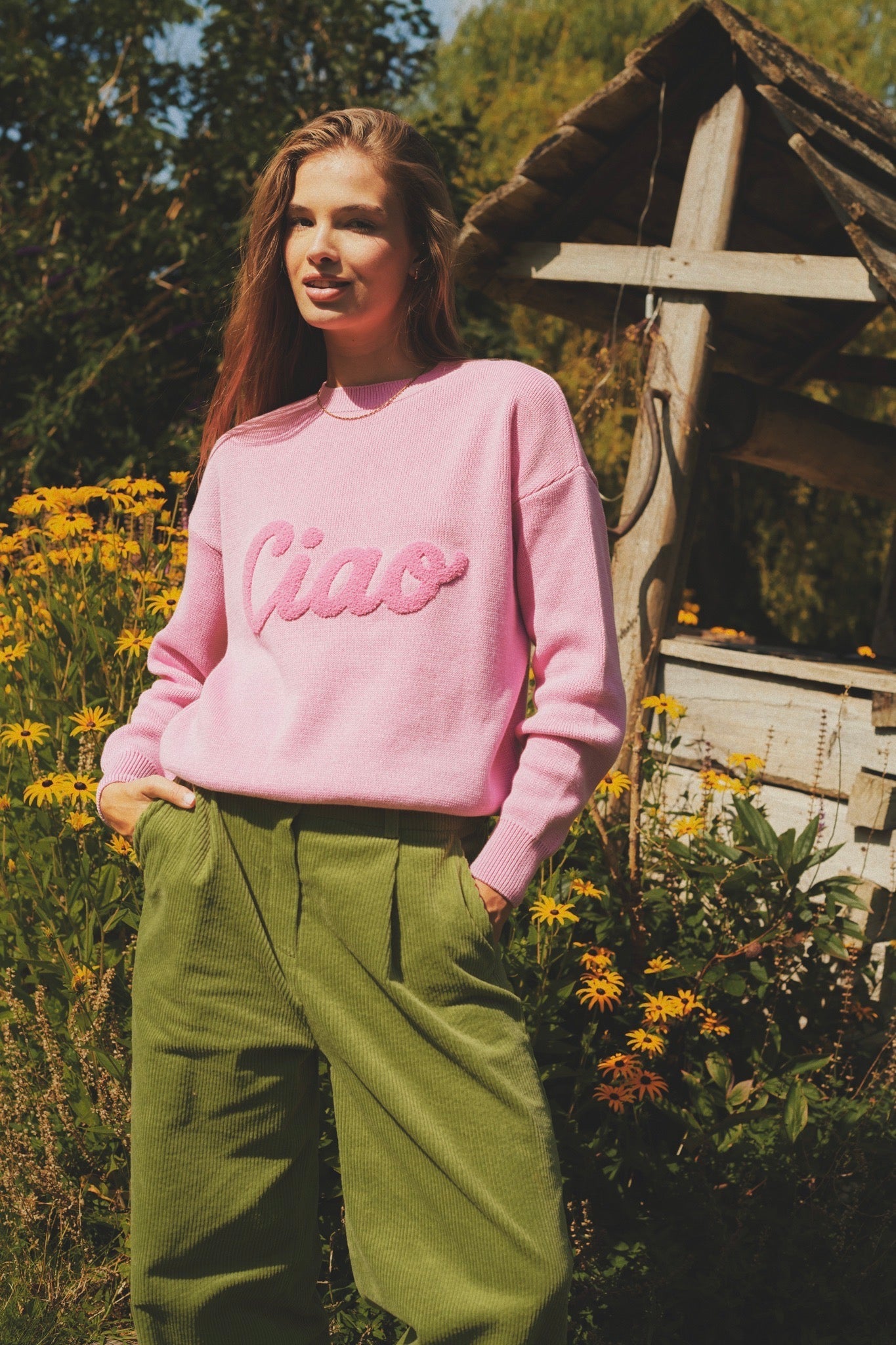SADIE PINK SWEATER