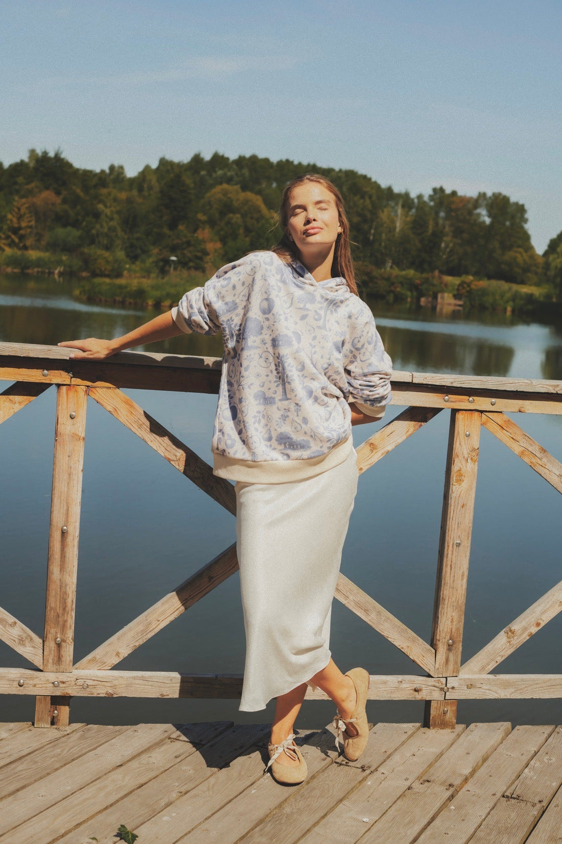 TOSKANIA CREAM SKIRT