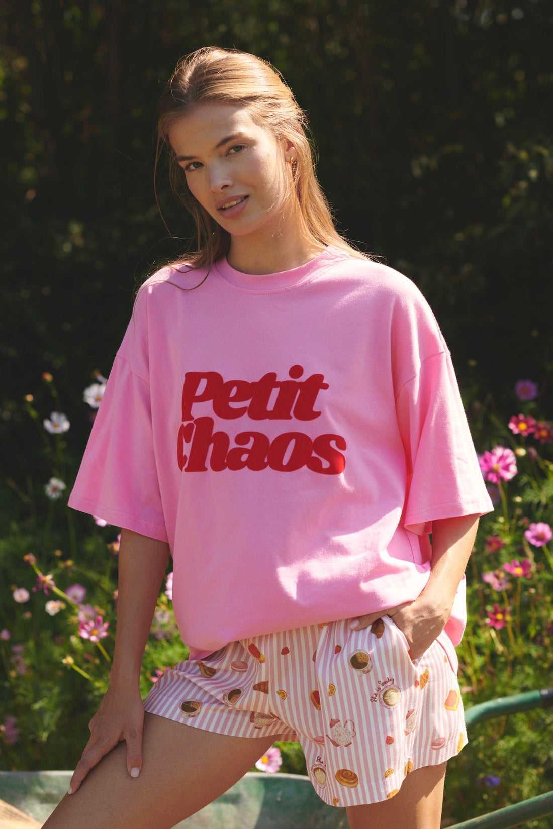 PETIT CHAOS PINK T-SHIRT