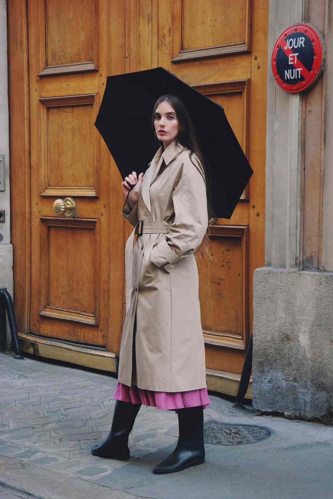 FRENCH WATERPROOF TRENCH COAT